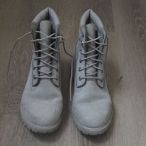 Women's Timberland Gray Lace-Up Boots